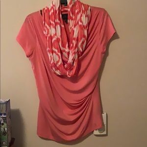 Worthington Ladies Top W/ Scarf